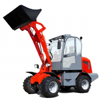 1ton 4X4 articulated 4WD steel Hydraulic mini wheel loader with attachment