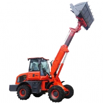 1.6 ton 1600kg small telescopic arm articulated mini front hydraulic wheel loader
