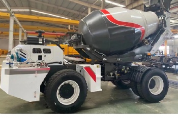 3 cubic meter self loading concrete mixer truck